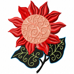 Flowers And Tree Embroidery Design 3 Flowers And Tree Embroidery Design 3